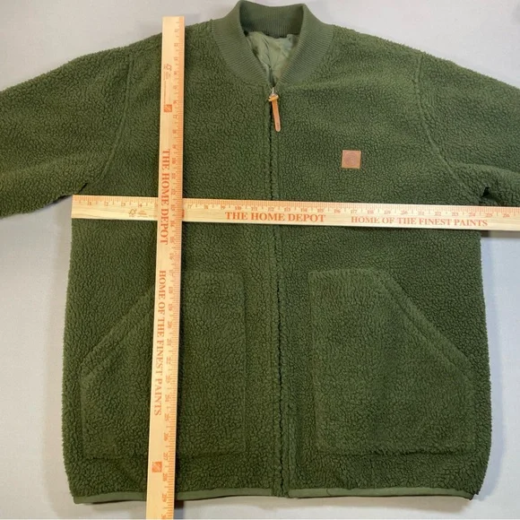 Obey Sherpa Bomber Jacket, Fleece Full Zip - Mens XL - Picture 13 of 14